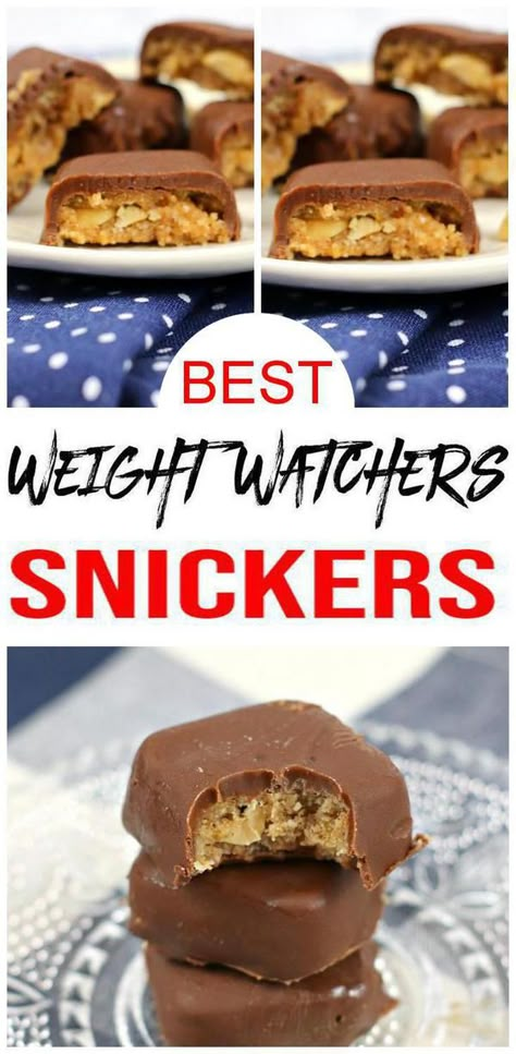 Ww Chocolate, Candy Homemade, Ww Snacks, Summer Desserts Easy Healthy, Snacks Sweet, Bbq Desserts, Snickers Candy, Chocolate Recipes Easy, Easy Chocolate Desserts