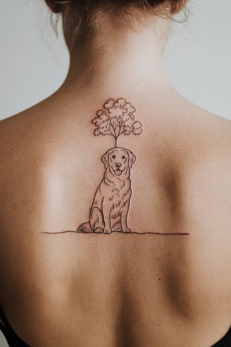 20 Minimal Dog Tattoo Ideas for Pet Lovers to Try – inkspiredtattoos.com Minimal Dog Tattoo, Kite Tattoo, Rottweiler Tattoo, Relaxed Dog, Tattoos For Dog Lovers, Dog Tattoo Ideas, Dog Outline, Detailed Tattoo, Tattoo Shows