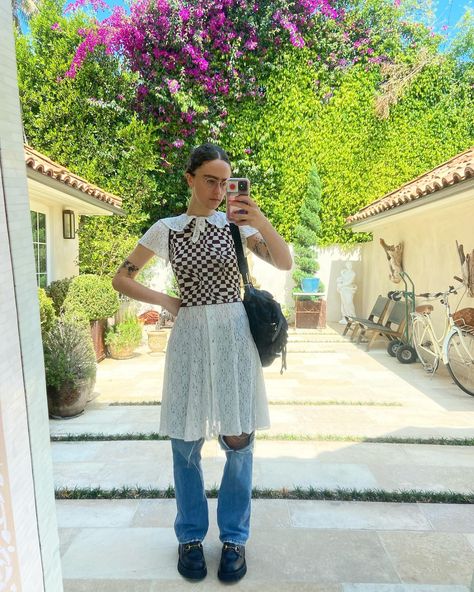 ella emhoff (@ellaemhoff) • Instagram photos and videos Ella Emhoff, Unique Outfit Ideas, Miss My Dog, Eclectic Style, Soft Hands, I Missed, Miss Me, Style Icons, Dream Closet