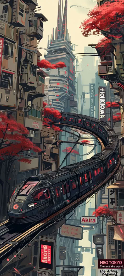 Futuristic Asian City, Cyberpunk Art Wallpaper, Japanese City Art, Cyberpunk City Concept Art, Japanese Anime Wallpaper, Sci Fi City Futuristic Architecture, Sci Fi Wallpaper, Pixel Art Landscape, Japanese Wallpaper Iphone