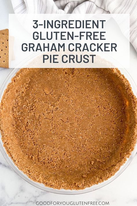 Gluten Free Graham Cracker Pie Crust, Gluten Free Graham Cracker Crust, Gf Graham Crackers, Graham Cracker Pie Crust, Cracker Pie Crust, Homemade Graham Cracker, Graham Cracker Pie, Meaningful Eats, Graham Cracker Crust Recipe