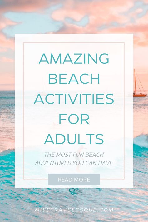 Beach Activities Beach Activities For Adults, Fun Beach Activities, Beach Games For Adults, Fun Beach Games, Indoor Beach, Beach Games, Vacation Activities, Fun Beach, Activities For Adults