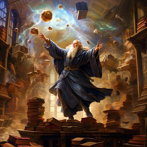 Wizard Pictures, Wizard Magic, Wizard Painting, Cool Wizard Art, Mystical Wizard, Wizard Digital Art, Divination Wizard Art, High Fantasy Wizard, Storm Wizard Fantasy Art