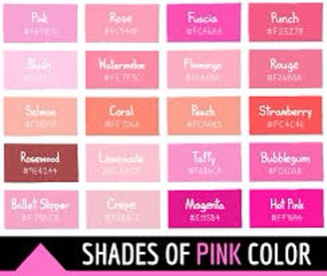 Shade Background, Birth Colors, Shingle Colors, Pink Names, Hex Color Palette, Pastel Red, Color Palette Pink, Hex Color Codes, Different Shades Of Pink