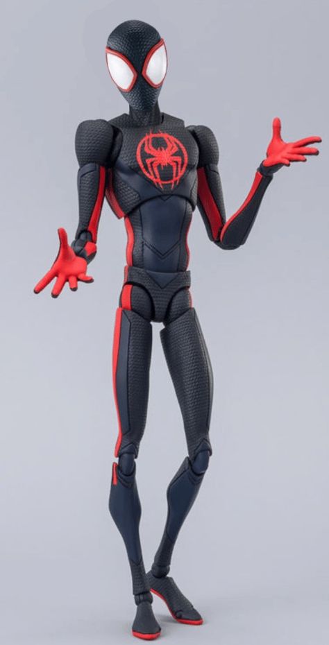 Spiderman Poses Standing, Spiderverse Action Figures, Spider Man Action Poses, Miles Morales Full Body Pic, Spiderman Standing Pose, Miles Morales Poses, Spiderman Action Poses, Spiderman Figure Poses, Spiderman Action Figure Poses