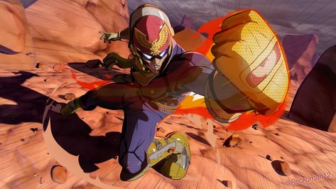 Captain Falcon, Falcon Art, Nintendo Art, Arte Inspo, Big Art, Figure Drawing Reference, Video Game Art, Illustration Character Design, Super Smash Bros