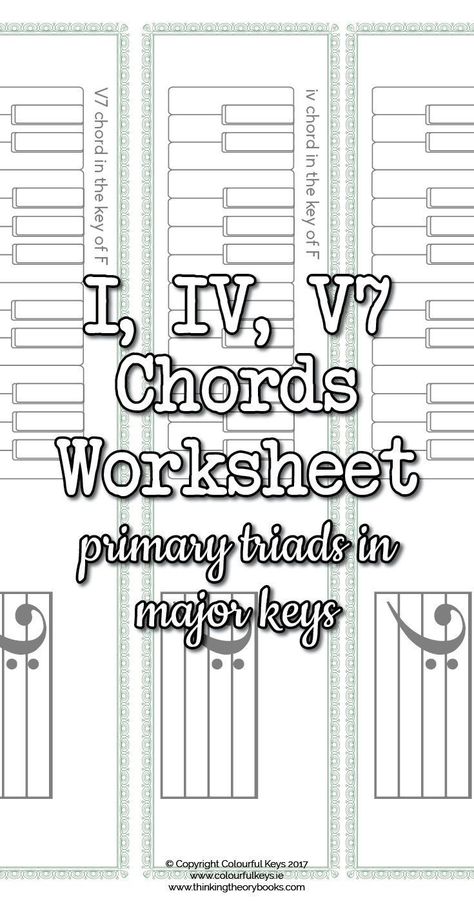 Music Chords Piano, Piano Accompaniment Patterns, Piano Worksheets, Music Theory Piano, Music Printables, Piano Teaching Ideas, Teaching Preschoolers, Piano Chords Chart, Piano Teaching Resources