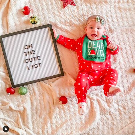 Christmas Letter Board 7 Month Milestone Letter Board, Baby First Christmas Letterboard, Funny Milestone Letter Board, Christmas Milestone Picture Ideas, 9 Month Old Letter Board Ideas, First Christmas Letter Board, Thanksgiving Letter Board Baby, December Baby Milestone Pictures, Baby Christmas Letter Board Ideas