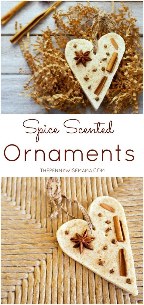 DIY Spice Scented Ornaments - a fun & simple craft to do with your kids! Hygge Crafts, Natural Christmas Ornaments, Scented Ornaments, Diy Scent, Candle Ornament, Hygge Christmas, Diy Spices, Natural Christmas Decor, Christmas Crafts For Kids To Make