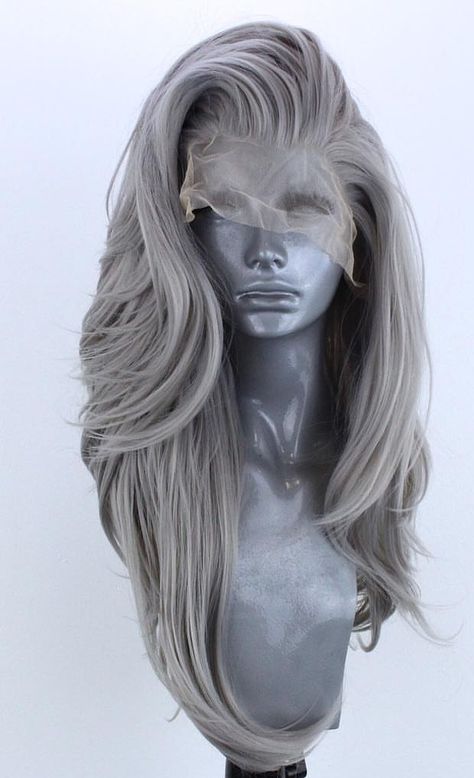 Goth Wigs, Gray Wig, Grey Wigs, Grey Hair Wig, Κού�ρεμα Bob, Drag Wigs, African American Wigs, Grey Wig, Fishtail Braid