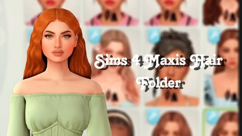 Sims 4 Maxis Cc Hair Folder 300+ | Sim download🤍 Sims 4 Second Life Conversion Hair, Sims Cc Hair Folder, Cc Folder Sims 4 Maxis Match, Sims 4 Skin Details Cc Folder, Sims Folder Cc, Hair Cc Folder Sims 4, Sims 4 Cc Folder Download Maxis Match, Sims 4 Hair Folder Cc, Sims 4 Cc Makeup Folder