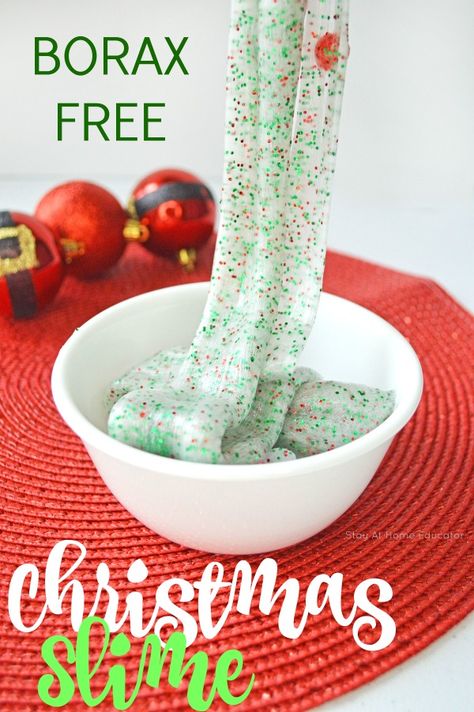 Christmas Slime, Sensory Activities For Preschoolers, Preschool Christmas Activities, Christmas Science, Fun Christmas Activities, Preschool Christmas Crafts, Christmas Crafts For Kids To Make, Christmas Activities For Kids, Christmas School