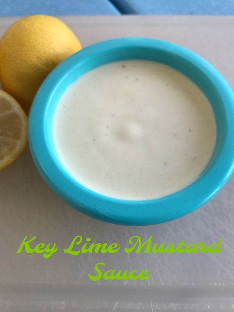 Key lime mustard sauce is the only condiment you need when serving Florida Stone Crab claws. Key Lime Sauce, Stone Crab Claws, Key Lime Recipes, Dressings Recipes, Roasted Corn Salad, Family Around The Table, Crispy Oven Fried Chicken, Pesto Recipes, Mustard Dipping Sauce