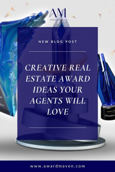 Real estate is a cutthroat business. Attracting top talent, retaining your best agents, and building a thriving company culture takes more than just competitive commission structures.

Whether you’re a seasoned brokerage owner looking to revamp your recognition strategy or a new agency eager to foster a positive culture from the start, you’ll find everything you need to choose the perfect real estate awards to motivate your team and build lasting loyalty. Real Estate Awards Ideas, Creative Real Estate, Award Ideas, Real Estate Humor, Company Culture, News Agency, Real Estate Agent, The Fosters, Real Estate