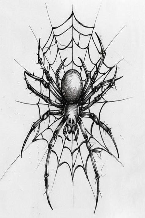 Scary Design, Memorial Tattoo Quotes, Traditional Mehndi, Dope Pics, Heaven Tattoos, Scale Tattoo, Vintage Spider, Perspective Drawing Lessons, Japan Tattoo Design