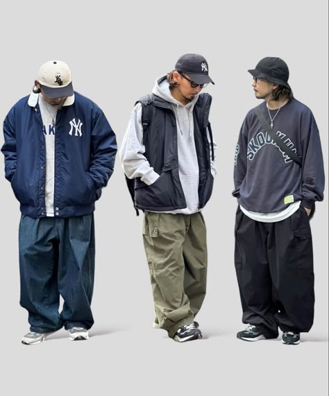 Japanese City Boy Style, Japanese City Boy Fashion, Japanese Mens Fashion Street Styles, City Boy Outfits, Styles Baggy, Asian Streetwear Fashion, Japanese Streetwear Mens, Japanese Street Fashion Men, Outfits Asian