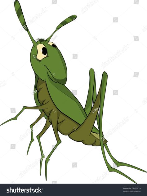 Green grasshopper. Cartoon #Ad Green#grasshopper#Cartoon Grasshopper Cartoon, Green Grasshopper, Photo Drawing, Draw On Photos, Abstract Photos, Royalty Free Photos, New Pictures, Character Designs, Cartoon Drawings