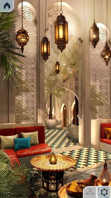 Arab world on Twitter: "Moroccan interior design, special vibes… " Dekorasi Maroko, Arabian Decor, Moroccan Interior Design, Design Marocain, Arabic Decor, Moroccan Home Decor, Moroccan Homes, Moroccan Interiors, Arab World