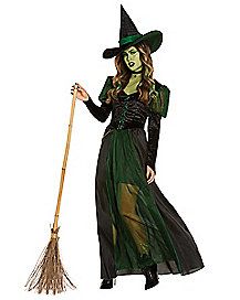 Adult Glinda the Good Witch Costume - The Wizard of Oz - Spirithalloween.com Wicked Witch Costume, Halloween Spirit Store, Black And Green Dress, Wicked Costumes, Witch Cosplay, Wicked Witch Of The West, Plus Size Costume, Group Costumes, The Wizard Of Oz