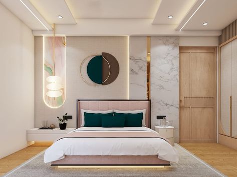 30 Modern Bedroom Ideas for Stylish Homes - Unwind in Elegance - placeideal.com Modern Bedroom Interior Minimalist, Small Bedroom Back Wall Design, Headboard Master Room, Luxurious Bed Design, Wall Panelling Design Modern Bedroom, Back Wall Of Bed Designs, Wall Panelling Design For Bedroom, Women Room Design, Bedroom Bed Back Wall Design Modern