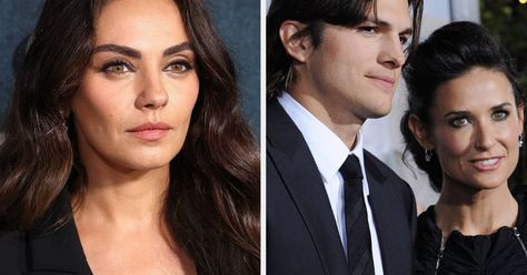 Demi and Ashton’s six year marriage came to an end in 2011 — less than a year before he started dating Mila — after rumors surfaced that he had cheated on her. --- View Entire Post › Ashton Kutcher Demi Moore, Demi Moore And Ashton Kutcher, Demi Moore Ashton Kutcher, Mila Kunis Ashton, Mila Kunis Ashton Kutcher, Ashton Kutcher, Cheated On, Pregnancy Loss, Brutally Honest