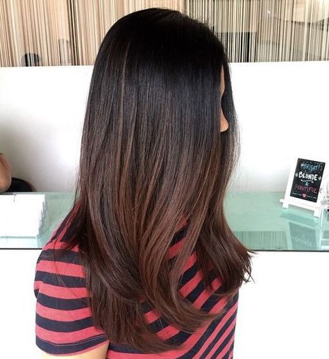 black to chocolate brown ombre Brown Ombre Hair Color, Natural Dark Hair, Dark Ombre Hair, Black Hair Ombre, Brown Ombre Hair, Ombré Hair, Ombre Hair Color, Brown Ombre, Dark Brown Hair