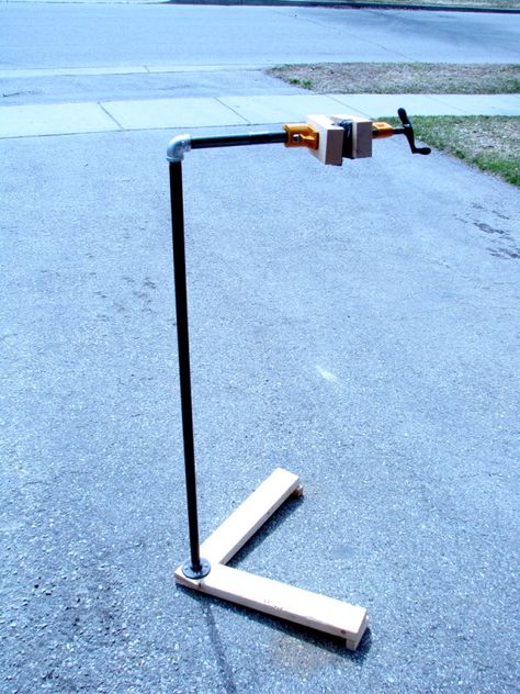 Bike Maintenance Stand, Bike Work Stand, Bike Repair Stand, Bike Rack Wall, Window Seat Design, Bike Hanger, Build A Bike, Urban Bicycle, Construction Diy