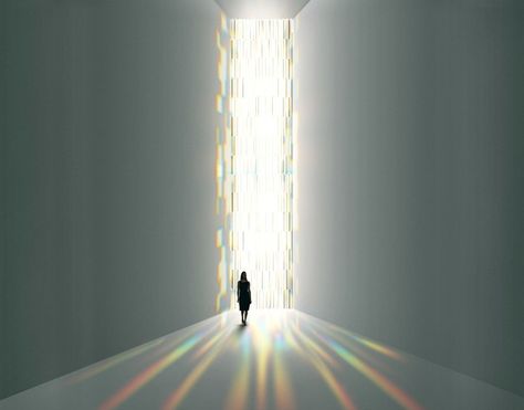 Modern Architecture: Walking Into the Light (5 pics) - My Modern Metropolis Tokujin Yoshioka, James Turrell, Open Door, Design Master, Trondheim, Japan Design, Crystal Prisms, Light And Space, Prisms