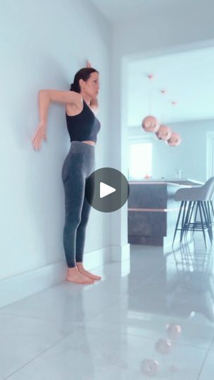 111K views · 1.1K reactions | The best way to relieve shoulder pain and improve your posture! #shoulderpainrelief #BetterPosture #beginnersyoga | Abi Mills Yoga | Abi Mills Yoga · Original audio Shoulder Mobility Exercises, Shoulder Mobility, Tai Chi Exercise, 100k Views, Wall Workout, Shoulder Pain Relief, Improve Your Posture, Health Hacks, Vagus Nerve