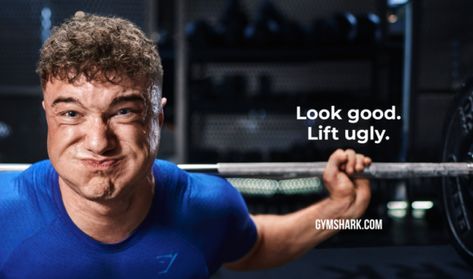 No one looks perfect after a gym workout, something that perhaps has not translated into advertising in the past. Through its communications, sports apparel firm Gymshark aims to counter that mistruth, which it continues with its latest campaign “Look Good, Lift Ugly” as it seeks a new social media lead. The three ads feature athletes such as runner Oyinda Okunowo, Tik Tok fitness influencer Dave Olesinski aka @DaveTrains and Gymshark community member Jada O’Neill. Gym Campaign, Gym Ads, Fitness Advertising, Fitness Campaign, Fitness Ads, Gym Advertising, Sport Ads, Gym Marketing, Gym Social Media