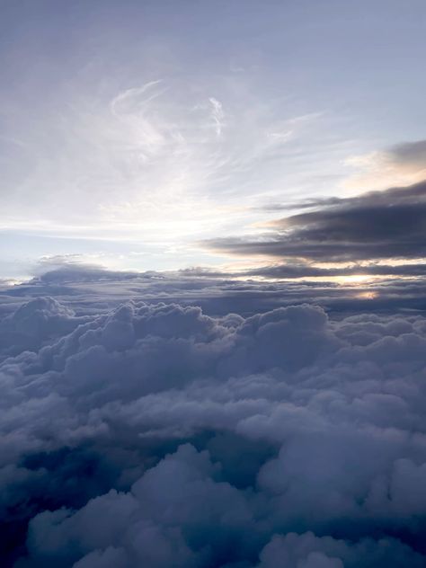 #clouds #sky #airplane #aesthetic Sky Airplane Aesthetic, Airplane Aesthetic, Clouds In The Sky, The Sky