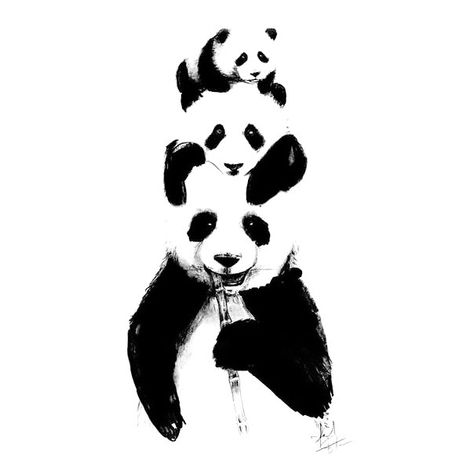 A cute and motivational tattoo, with a panda family. This tattoo is perfect for arms, and it symbolizes family, devotion, love and happines. Owl Sketch, Panda Family, Family Tattoo Designs, Panda Tattoo, Panda Drawing, Panda Lindo, Panda Art, Panda Love, Family Tattoos