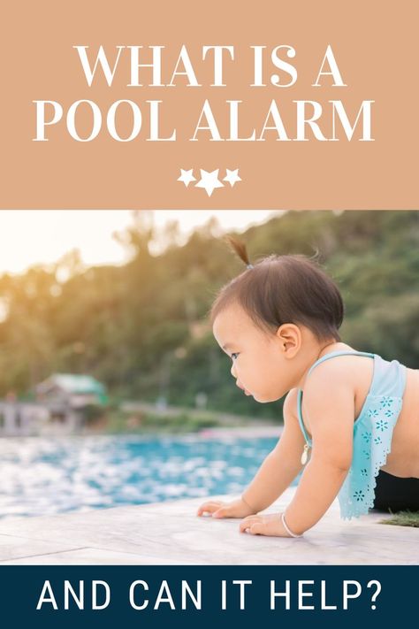 Here's a simple explanation of how pool alarms work and if they can help keep your kids safe around your swimming pool. Pool Safety For Kids, Pool Alarms, Pool With Safety Fence, Plastic Baby Pool, Children Swimming Pool, Pool Safety, Pool Equipment, Pool Cover, Child Safety