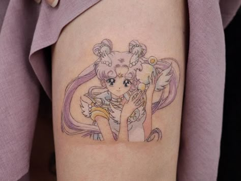 Tattoo Apprenticeship, Sailor Moon Tattoo, Wicked Tattoos, Kawaii Tattoo, Sweet Tattoos, Looks Pinterest, Doodle Tattoo, Tattoos Skull, Stylist Tattoos