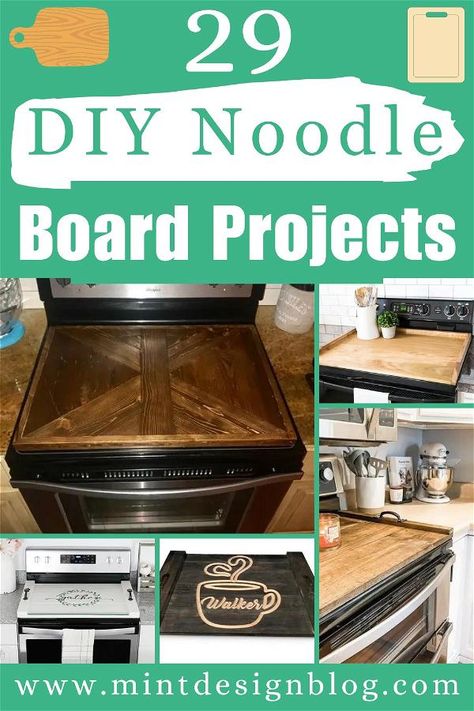 Diy Noodle Board For Glass Top Stove, Noodle Board For Glass Top Stove, Diy Stove Top Cover How To Build, Diy Noodle Board, Diy Stove Cover, Diy Noodles, Glass Stove Top Cover, Wooden Stove Top Covers, Noodle Boards