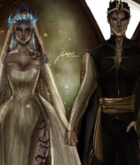 Nyx And Evelin, Rowaelin Daughter And Feysand Son, Nyx And Rowaelin Daughter, Rowaelin Daughter, Sjm Universe, Throne Of Glass Fanart, Sara J Maas, Throne Of Glass Books, Feyre And Rhysand