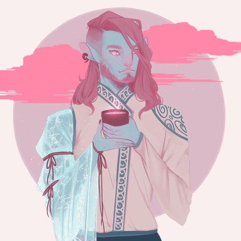 Caduceus Clay, Dnd Critical Role, Critical Role Characters, Critical Role Campaign 2, Critical Role Art, The Mighty Nein, Simple Portrait, Critical Role Fan Art, Mighty Nein