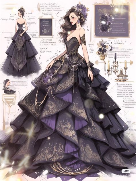 Royalty Gown, Dark Ethereal Aesthetic, Dark Princess Dress, Ethereal Aesthetic Outfits, Princess Dress Aesthetic, Dark Ethereal, Royalty Dr, Dark Royalty, Ethereal Fashion