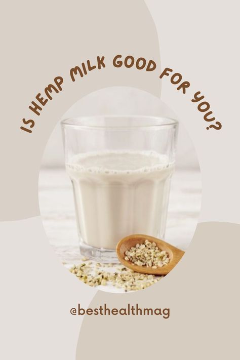 Flax Milk Recipe, Hemp Milk Smoothie, Hemp Milk Benefits, Diy Hemp Milk, Milk Smoothie Recipes, Flax Milk, Milk Benefits, Cow's Milk, Hemp Milk