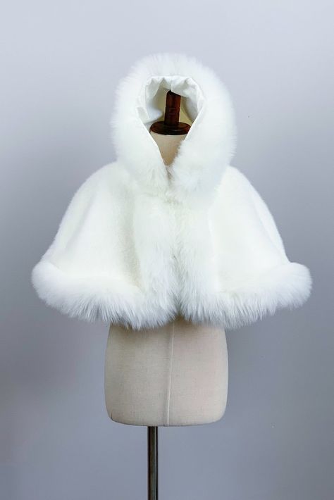 Ivory / White Faux Fur Flower girl Cape Shawl Stole Coat (Amy Wht01) – Sissily Designs White Fur Cape, Funny Weddings, Faux Fur Bridal Wrap, Eras Outfit, Fur Shawl Wedding, Girls Cape, Faux Fur Cape, Cape Shawl, Wedding Fur