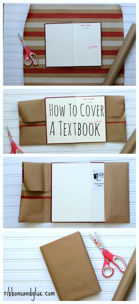 Textbook Covers Diy, How To Cover Notebook With Paper, How To Cover Books For School, Protective Book Covers, Cover A Book With Paper, How To Cover Books With Paper, Diy Paper Book Cover, Paper Book Covers Diy, Book Paper Crafts Diy