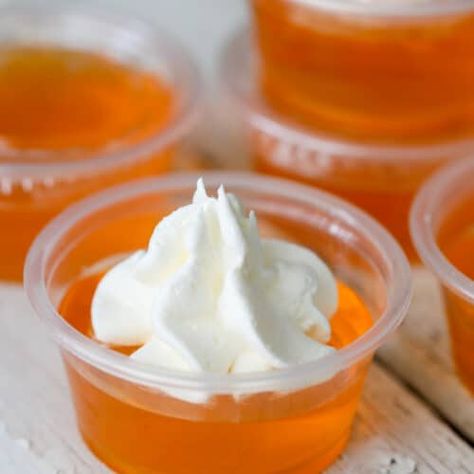 Creamsicle Jello Shots, Yummy Jello Shots, Orange Jello Shots, Creamsicle Jello, Orange Jello Salads, Best Jello Shots, Jello Shots Vodka, Jello Pudding Shots, Watermelon Sangria