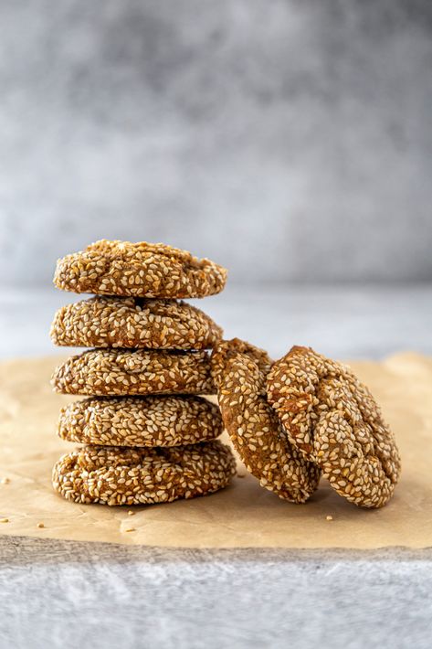 Sesame Tahini Cookies, Tahini Cookie, Sesame Cookie, Pacific Natural, Sesame Tahini, Making Peanut Butter, Sesame Cookies, Tahini Cookies, Avocado Salad Recipes