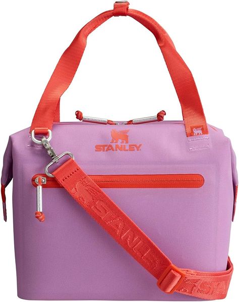 Stanley All Day Julienne Mini Soft Cooler Bag and Lunch Box | 10-Can Recycled Polyester Cooler | 12-Hour Cooling | Travel Cooler : Amazon.co.uk: Everything Else Stanley Cooler, Mini Cooler, Soft Cooler, Lunch Bags, Cycling Workout, Cooler Bag, Sports Cycle, Luxury Store, Hunting Fishing