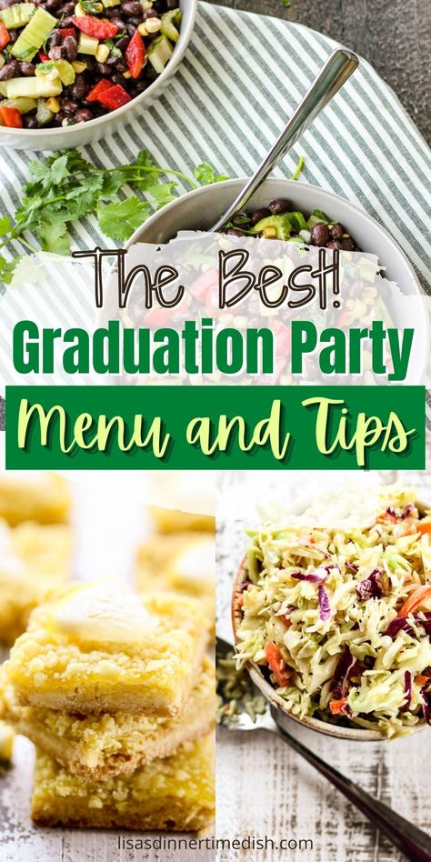 Grad Party Menu Ideas High Schools, Graduation Party Lunch Ideas, Graduation Party Catering Ideas, Grad Party Catering Ideas, Graduation Party Food Ideas Buffet, Menu For Graduation Party, Vegetarian Graduation Party Food, Best Graduation Food Ideas, Graduation Catering Ideas