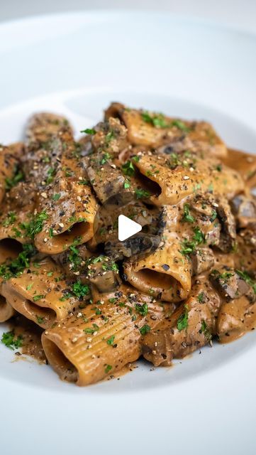 Yarin Shachagi on Instagram: "Creamy Steak and Mushroom Rigatoni

The first time I tried this recipe, I didn’t realize how good it is to combine steak in your pasta sauce. The chunks of mushrooms and steak really complement each other, and when you get these pieces with the sauce locked into the rigatoni, it’s something else. The sun-dried tomatoes are optional, but I feel like they bring something unique to this dish, and together they create an amazing aroma.

This recipe uses coconut cream instead of heavy cream and doesn’t include Parmesan cheese due to kosher purposes, but feel free to add and adjust these to your preference.

Check out the full recipe on my website - breadbakebeyond.com (link in bio)

#pastalovers #steakdinner #creamypasta #weeknightdinner 
#easyrecipes 

Steak and M Mushroom Rigatoni, Creamy Steak, How To Make Steak, Rigatoni Recipes, Steak Pasta, Mushroom Cream Sauces, Rigatoni Pasta, Cooking Lunch, Steak And Mushrooms