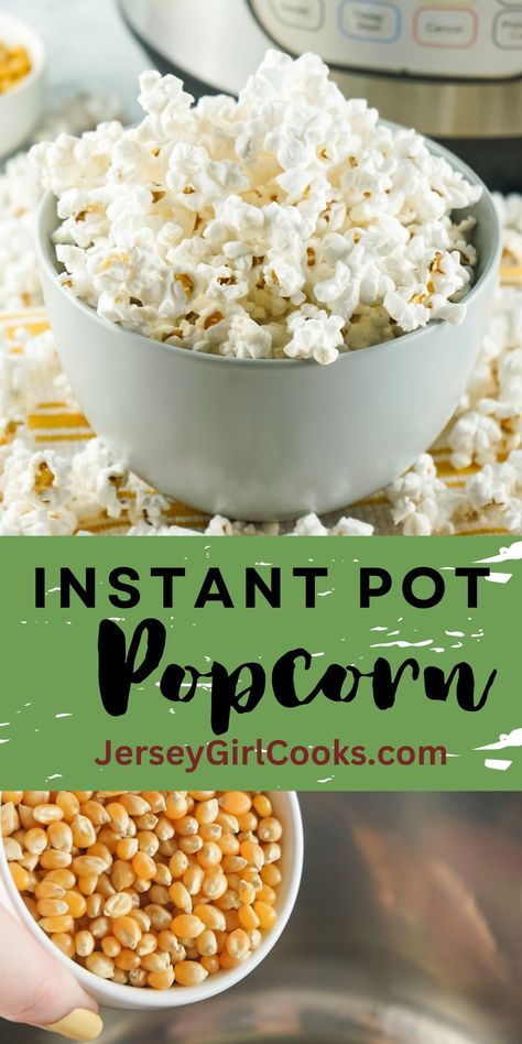 Instant Pot Popcorn With Coconut Oil, Instant Pot Popcorn, Popcorn Kernels In Microwave, Regular Popcorn In Microwave, Poppycock Recipe Popcorn, Making Popcorn, Popcorn At Home, Cozy Movie Night, Theater Popcorn