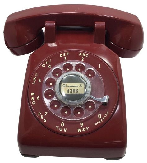 Red Rotary Phone, Phone Png, Rotary Dial Phone, Antique Phone, Vintage Appliances, Rotary Phone, Png Vintage, Vintage Phones, Vintage Telephone