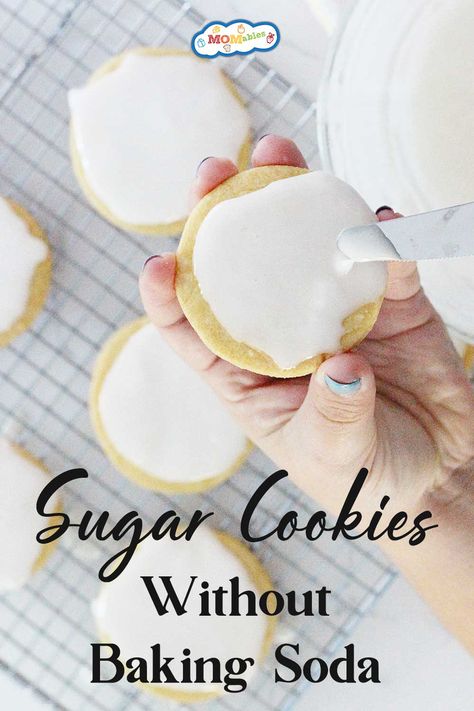 The ultimate sugar cookie recipe for cut-out cookies without baking powder or baking soda ! Cookie Recipes No Baking Soda, Sugar Cookie Recipe No Baking Soda, Sugar Cookie Recipe No Baking Powder, Cookies No Baking Soda, Cookies Without Baking Powder, Cookies Without Baking Soda, Cookie Recipe Without Baking Soda, Ultimate Sugar Cookie Recipe, Powdered Sugar Cookies