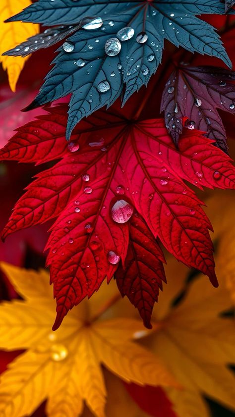 Leaf Close Up, Autumn Flowers Aesthetic, Autumn Colors Wallpaper, Welcome Wallpaper, Autumn Leaves Aesthetic, Fall Leaves Wallpaper, Autumn Wallpaper Hd, Kapten Marvel, Autumn Leaves Wallpaper